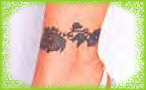 Alyssa Milano Tattoo Right Ankle Detail