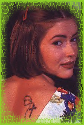 Alyssa Milano Rosary Tattoo
